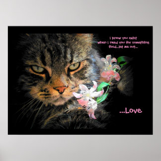 Je bestaat voor liefdeshaiku poster