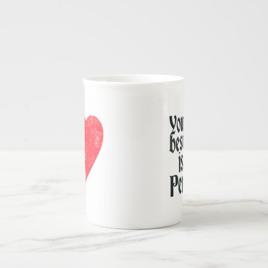 Je beste is een perfecte mok van het bot chine har (Voorkant)