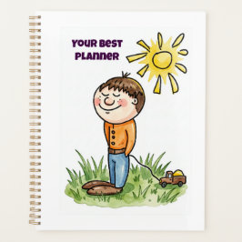 Je Beste Planner – Schattige Jongen met Speelgoeda