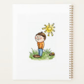 Je Beste Planner – Schattige Jongen met Speelgoeda (Achterkant)