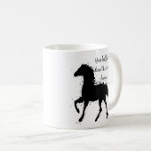 Je beste vriend-Inspirerend-paard-prijsopgave art Koffiemok (Voorkant rechts)