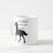 Je beste vriend-Inspirerend-paard-prijsopgave art Koffiemok (Voorkant links)