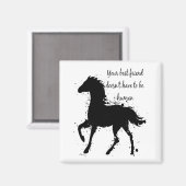 Je beste vriend-Inspirerend-paard-prijsopgave art Magneet (Voorkant / Achterkant)