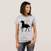 Je beste vriend-Inspirerend-paard-prijsopgave art T-shirt (Voorkant volledig)