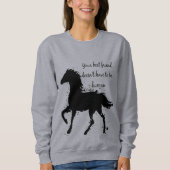 Je beste vriend-Inspirerend-paard-prijsopgave art Trui (Voorkant)