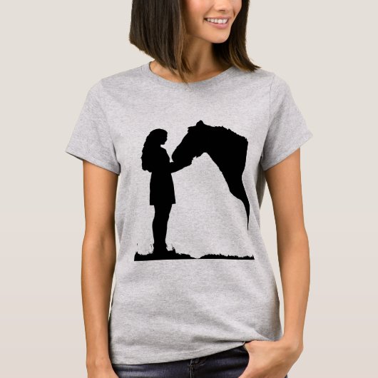 Je beste vriend Inspirerend paardenmeesterkunst T-shirt (Voorkant)