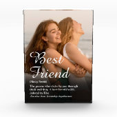 Je beste vriendendefinitiescript foto's maken (Voorkant)