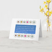 **JE BETEKENT DE WERELD VOOR MIJ** TOCH BIRTHDAAG KAART (Gele Bloem)