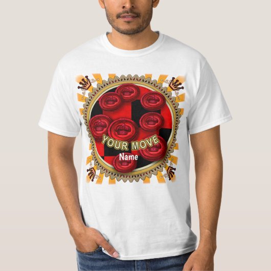 Je beurt Checkers t-shirt (Voorkant)