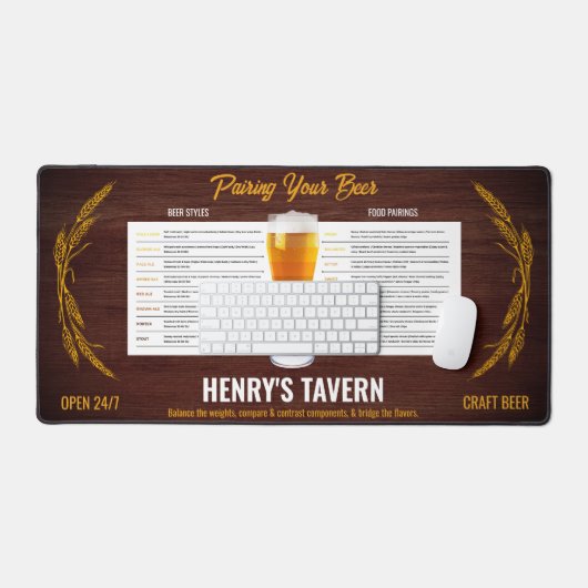 Je bier koppelen bureaumat (Keyboard & Muis)