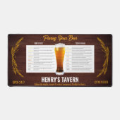 Je bier koppelen bureaumat (Voorkant)