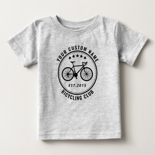 Je Bike Club of Locatie Name Custom Grey (Voorkant)