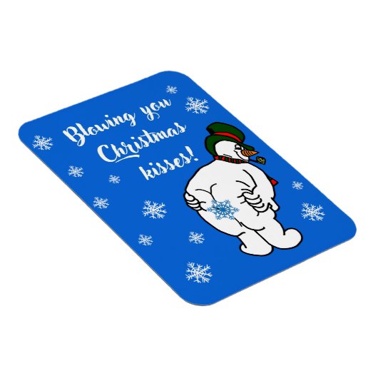 Je bladert met kerstkussen. magneet (Rechterzijde)