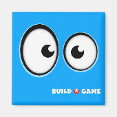 Je blauwe vriend is nu magnetisch! magneet (Voorkant)