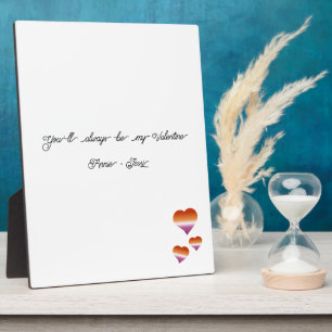 Je Blijft Altijd Mijn Valentijn Lesbische Hartenvl Fotoplaat