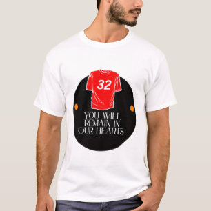 Je blijft in ons hart rudi johnson t-shirt