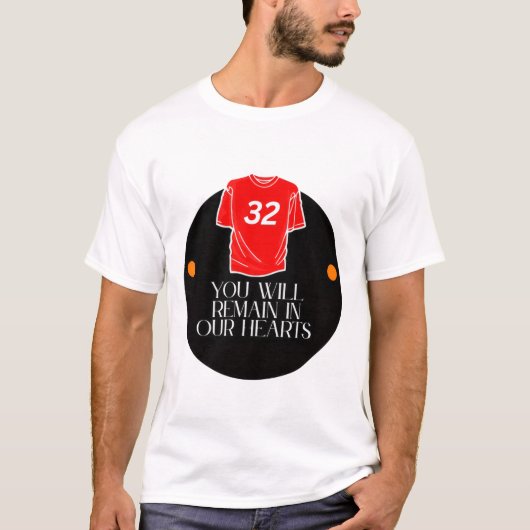 Je blijft in ons hart rudi johnson t-shirt (Voorkant)
