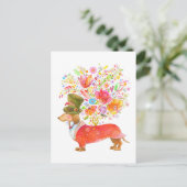 Je bloemen verzenden briefkaart (Staand voorkant)