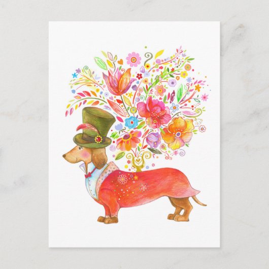 Je bloemen verzenden briefkaart (Voorkant)