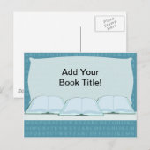 Je boek promoten Voeg hier titel toe Briefkaart (Voorkant / Achterkant)