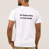 Je Boekwinkel. Boekverkoper T-shirt (Achterkant)