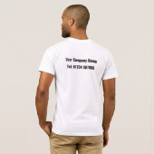 Je Boekwinkel. Boekverkoper T-shirt (Achterkant volledig)