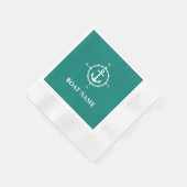 Je boetenaam compass Anchor Cocktail Servet (Hoek)