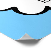 Je boodschap Droomwolk aan een touwtje Poster (Hoek)