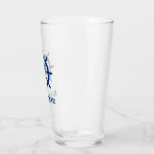 Je boot of naam verzendt wiel Helm Navy Blue Glas (Links)