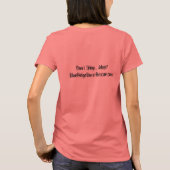 Je Boxer is je vriend T-shirt (Achterkant)