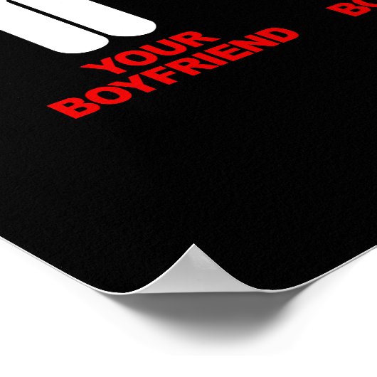 Je Boyvriend. Mijn vriend Poster (Hoek)