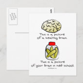 Je brein in de Med School Briefkaart (Voorkant / Achterkant)