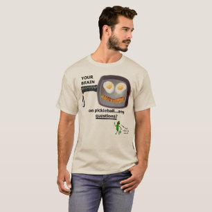 Je brein op Pickleball T-shirt