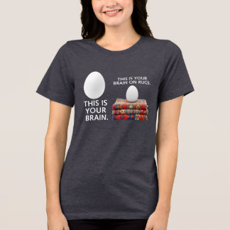 Je brein op vloerkleden Tri-Blend shirt
