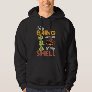 Je brengt me uit Turtle Lover Turtles Grappig gesc Hoodie