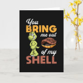 Je brengt me uit Turtle Lover Turtles Grappig gesc Kaart (Gele Bloem)