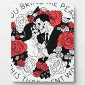 Je brengt me vrede in deze turbulente wereld fotoplaat (Voorkant)