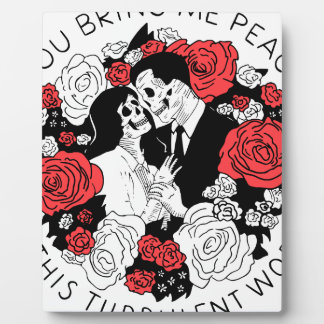 Je brengt me vrede in deze turbulente wereld fotoplaat