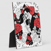 Je brengt me vrede in deze turbulente wereld fotoplaat (Zijkant)