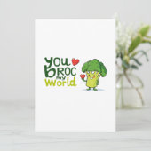 Je broc mijn wereld aangepaste kaart (Staand voorkant)