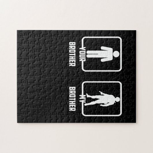 Je broer Mijn broer, soldaat van het leger Legpuzzel (Horizontaal)