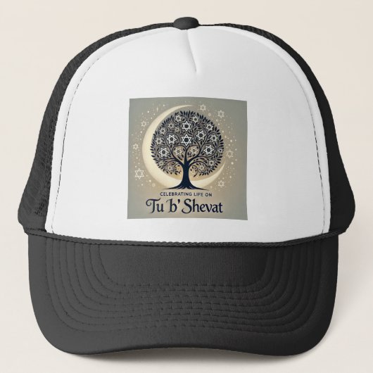 Je B'Shevat onder de Sterrenhemel Trucker Pet (Voorkant)