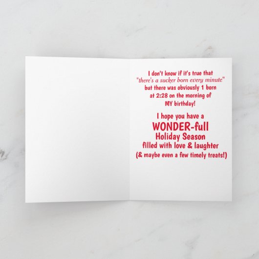 Je cadeautjes komen er nu... kaart (Binnen)