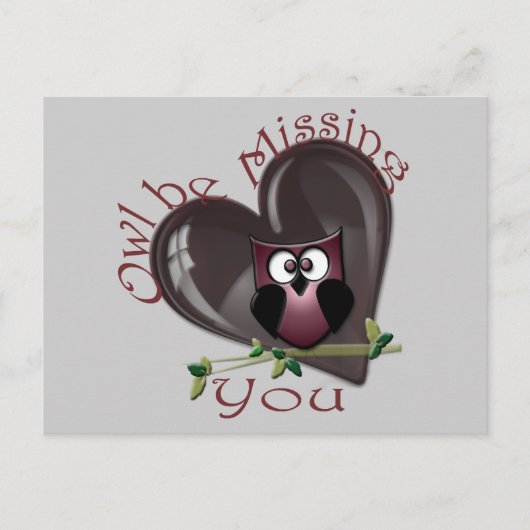 Je cadeautjes missen briefkaart (Voorkant)