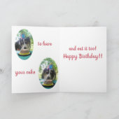 "Je Cake hebben en hem ook eten!" Feestdagen Kaart (Binnen)