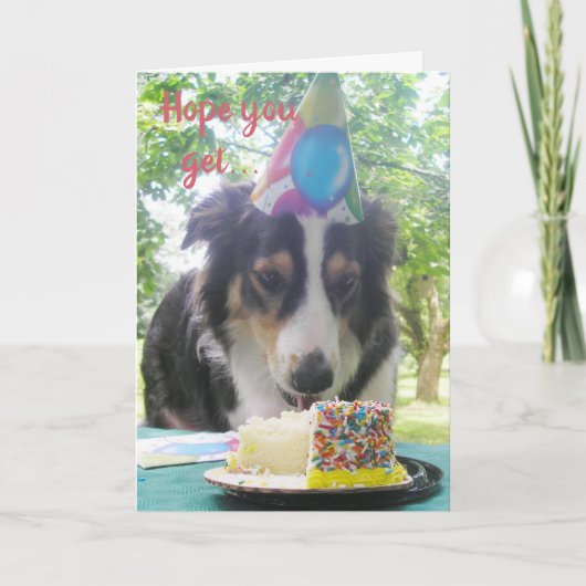 "Je Cake ook eten!" Bedankkaart (Voorkant)