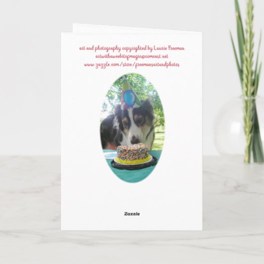 "Je Cake ook eten!" Bedankt Ca (Achterkant)