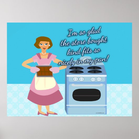 Je Cheatin Brownies Snarky Houseechtgenote Poster (Voorkant)