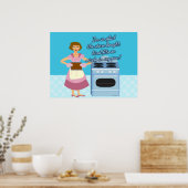 Je Cheatin Brownies Snarky Houseechtgenote Poster (Keuken)