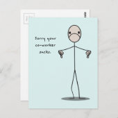 Je collega is klote briefkaart (Voorkant / Achterkant)